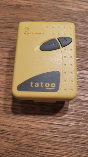 Bipeur TATOO Motorola N de couleur jaune - Fonctionne
