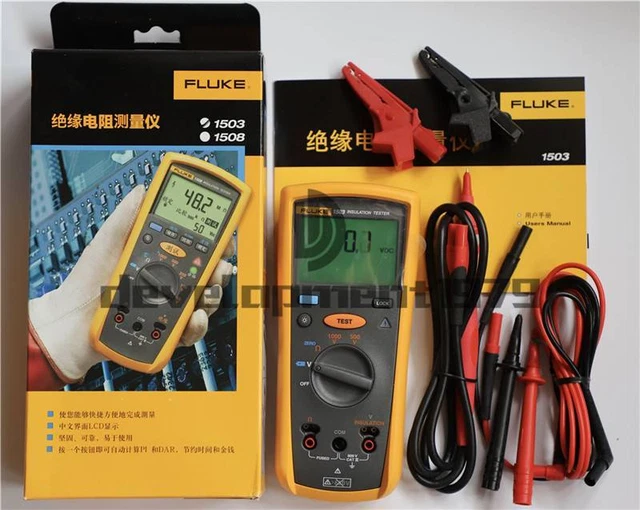 FLUKE 1503 DIGITAL Insulation Resistance Tester F1503 megger meter New