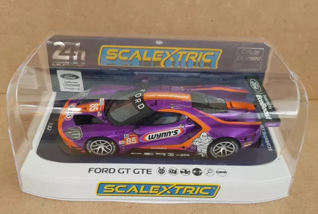 Pre Owned Scalextric C4078 1:32nd Scale Ford GT GTE 2019 Le Mans Model Lot MS51