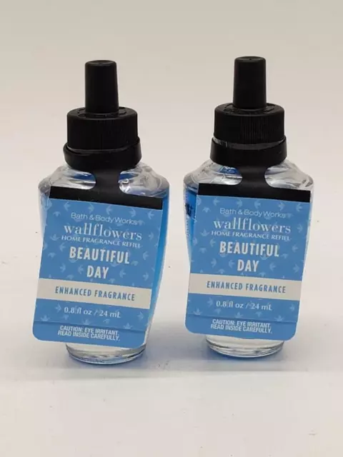 Bath and Body Works Wallflowers 2-Pack Refills Beautiful Day, 1.6 fl Ounce Total