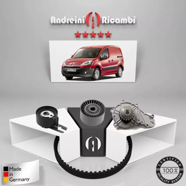 Kit Distribuzione + Pompa Acqua Citroen Berlingo Ii 1.6 Hdi 66Kw 90Cv 2010 ->