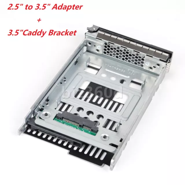 2.5" SSD To 3.5" SATA Converter Hard Drive Bay ASSY 654540+For Dell F238F Tray