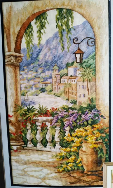 OOP Vintage Dimensions "Terrace Arch" #35219 Counted Cross Stitch NEW RARE 2007