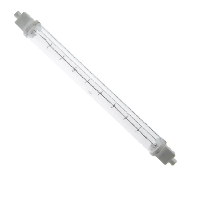 PUSH FIT GLASS JACKETED FOOD SAFE QUARTZ GANTRY HEAT LAMP BULB 218mm 220mm LA09