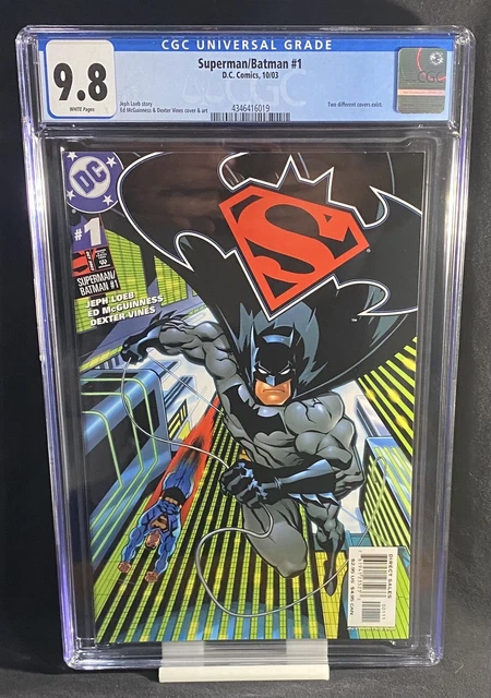 Superman/Batman #1 - CGC 9.8 - 2003 McGuinness Batman Variant DC Comics