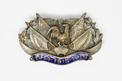 Insigne boutonnière 20° GAP ARTILLERIE PARACHUTISTE sans attache ORIGINAL émail 