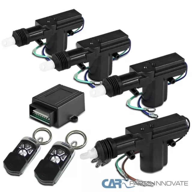 Car Central Power Door Lock / Unlock Remote Kit Keyless Entry For 2 / 3 / 4 Door