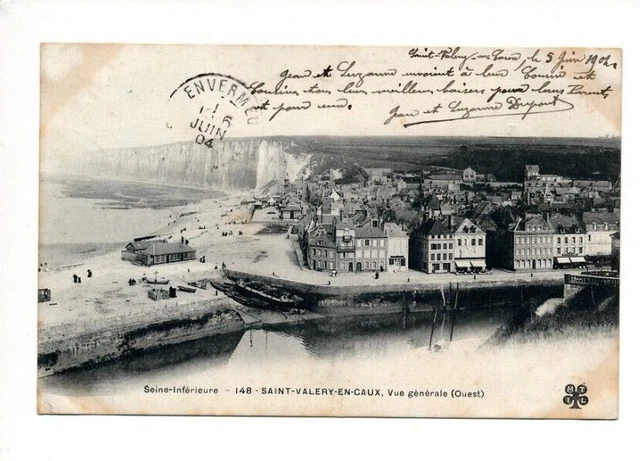 C13844 - Une Carte Postale Ancienne - SAINT-VALERY-EN CAUX - Vue Générale