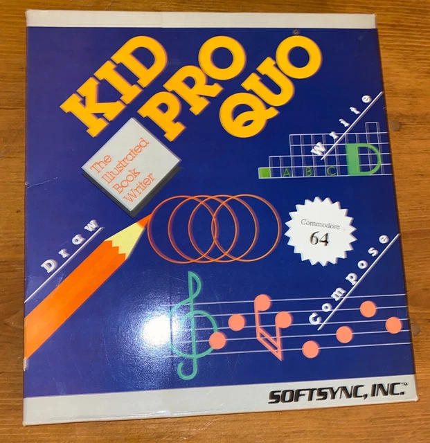 SOFTSYNC INC KID Pro Quo Commodore 64 Computer The Illustrated Book ...