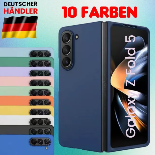 Hülle für Samsung Galaxy Z Fold5 5G Dünn Handy Kamera Schutz Tasche Case Cover