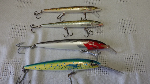 4 Rapala Wobbler Magnum Finnland und andere ungefischt selten