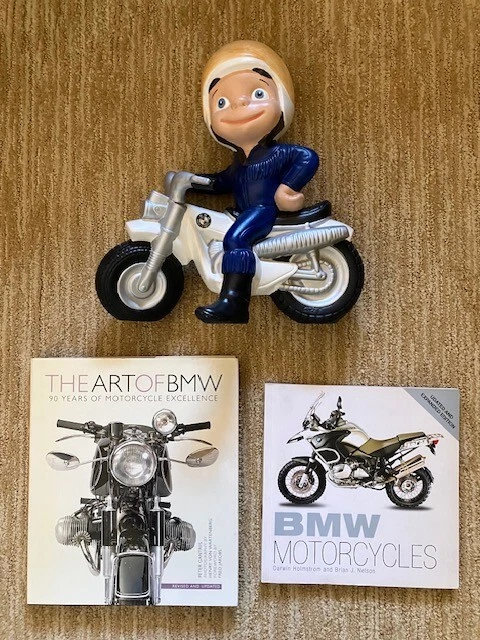 BMW MOTORCYCLE COLLECTION 2 books and Advertising figure $80.00 - PicClick