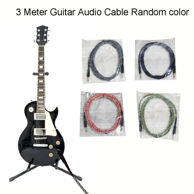 Cavo audio chitarra cavo audio 1 pz cavo di collegamento audio 3 metri chitarra elettrica