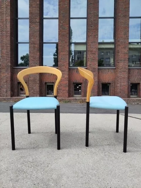 Zwei Stuhle "Lotus" von Hartmut Lohmeyer