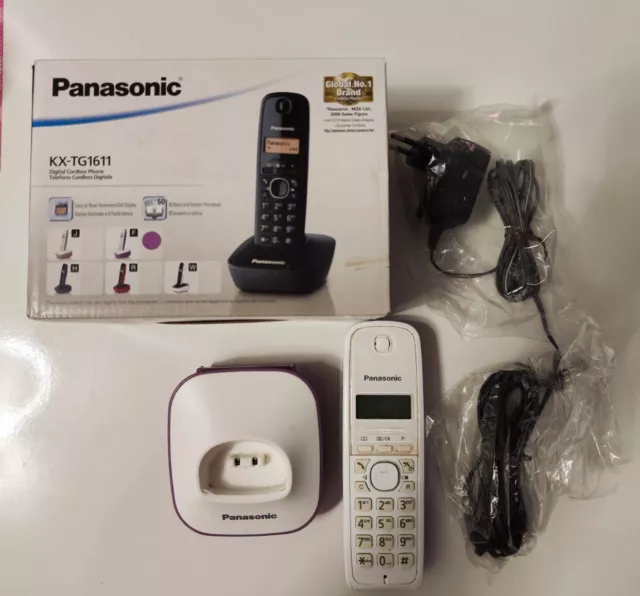 Telefono Cordless Panasonic KX-TG1611 Digitale Rosa