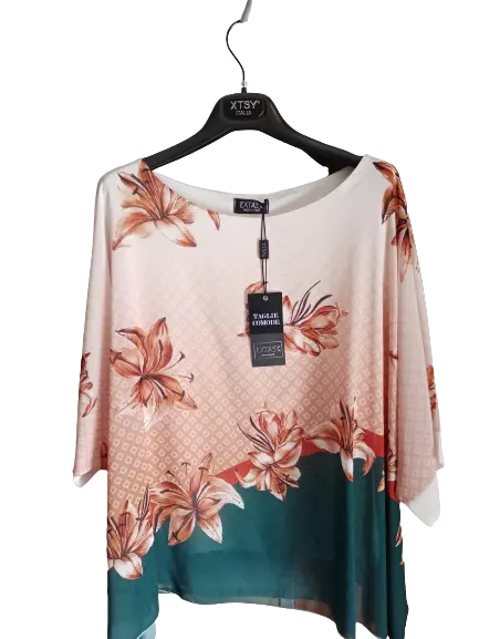 CAMICIA BLUSA MAGLIA donna linea curve oversize taglie comode OVS