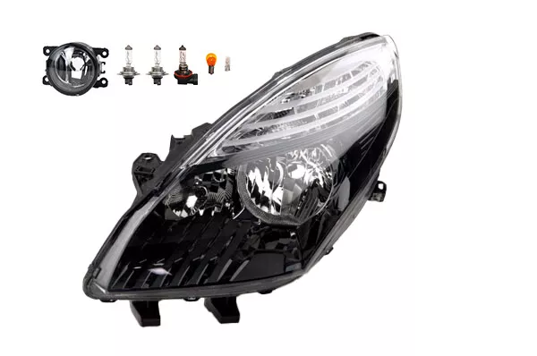 Scheinwerfer Halogen passend für Renault Scenic III 09-11 H7 H7 L + Nebel+Leuch.