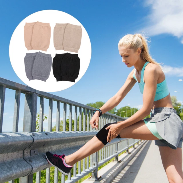 4 paia imbottiture gambe scaldaginosi protezioni ginocchiere compressione ginocchiere inserti gambe