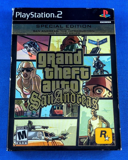 GTA San Andreas Sur PS2 - Complet Et Comme Neuf - Édition PAL - Sony