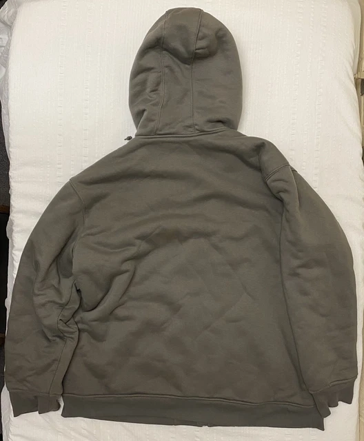 Wrangler Workwear Men’s Sherpa Lined Hoodie Sweatshirt Jacket Full Zip Size 2XL 3