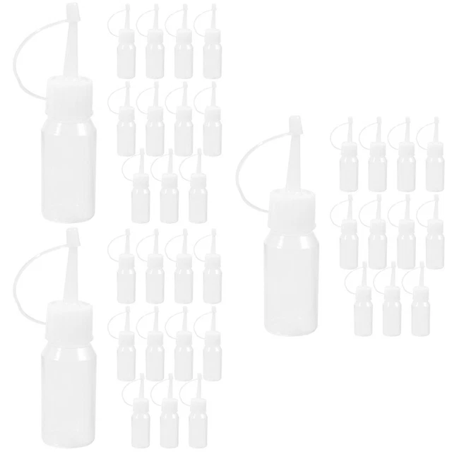 36 pcs acrylic painting dispenser Pointed Mouth Hair Colors Bottle Applicator S