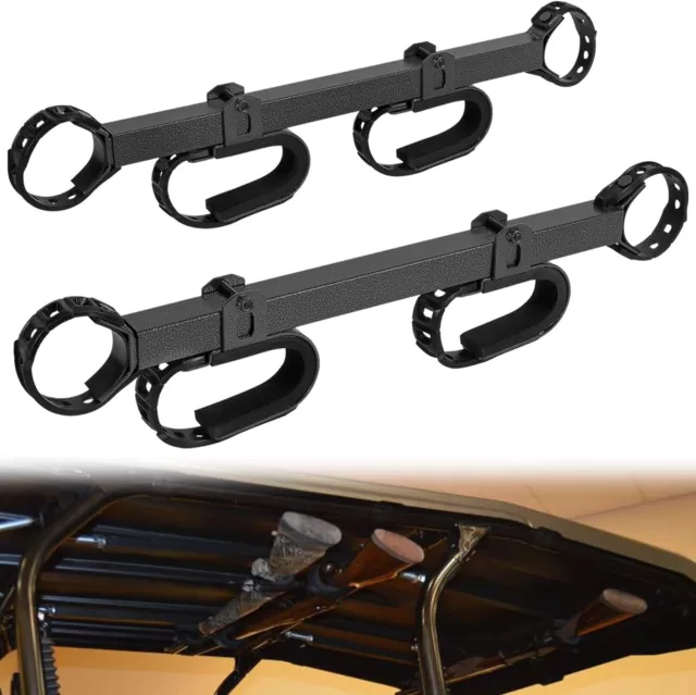 UTV Overhead Gun Bow Rack in Cab For UTV Polaris Ranger Can-Am Yamaha Kawasaki