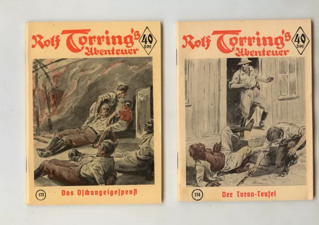 Rolf Torring`s Abenteuer Originale Nr. 101-193 komplett (0-1) in 9 Sammelmappen 2
