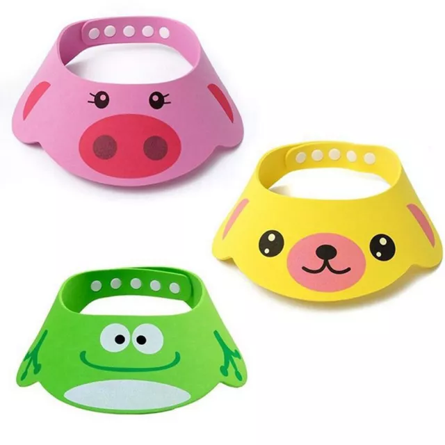 Kids Bath Visor Hat,Adjustable Baby Shower Cap Protect Shampoo, Hair Wash Sh.YO