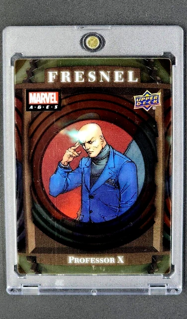 2020 UD Upper Deck Marvel Ages Fresnel SP #F-32 Professor X X-Men Insert Card