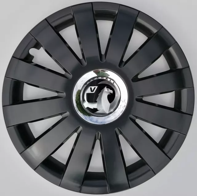 Set of 4x16 inch Wheel Trims to fit Vauxhall Vivaro, Astra + free stickers
