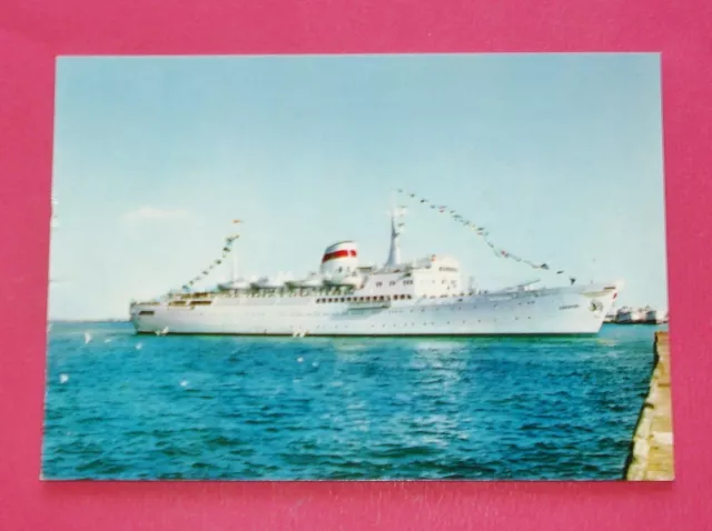 Cpa Carte Postale Pub Dolcymene 1966 Paquebot Adjaria Morflot-Odessa Urss Cccp