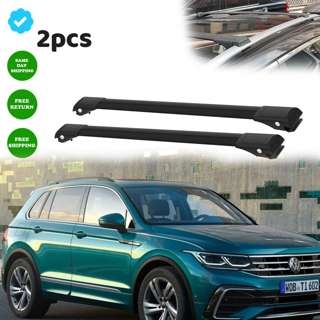 Lot De 2 Barres Transversales De Toit Pour Volkswagen VW Tiguan 2025