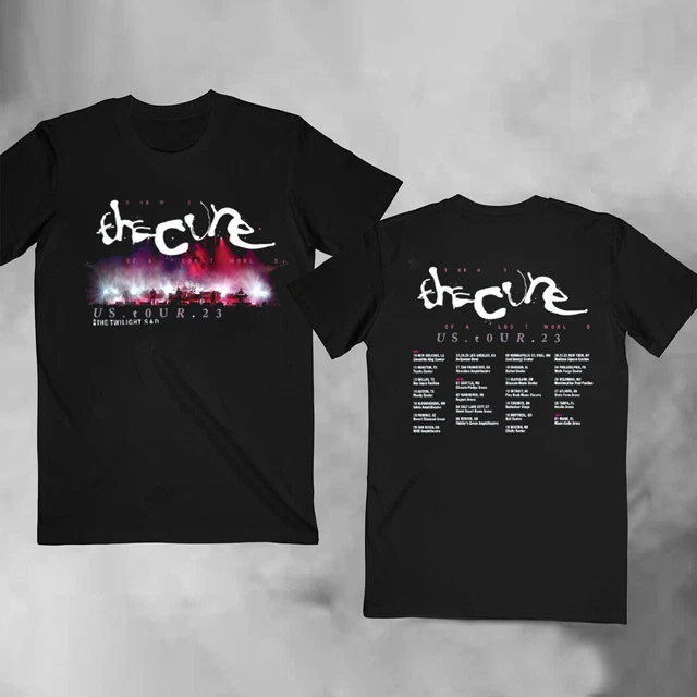 THE CURE 2023 North American Tour Dates Shows of a Lost World Tshirt S