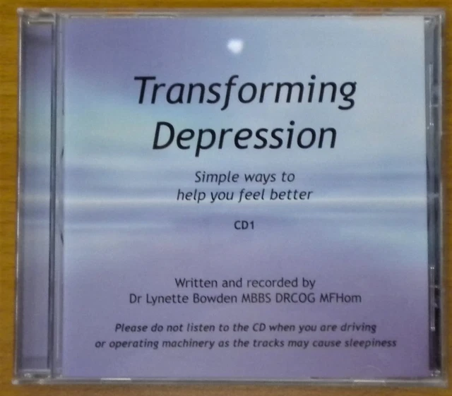Transforming Depression Slef Help Cd Dr Lynette Bowden Respiro Mindfulness Ottime Condizioni