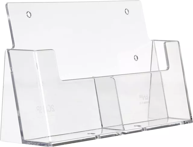 A6 DL A5 A4 Leaflet Holders Counter Stands Wall Displays Flyer Menu Dispensers
