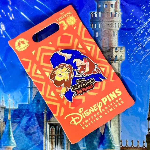 2024 DISNEY PARKS Lion King 30th Anniversary Simba Timon Pumbaa Pin LE