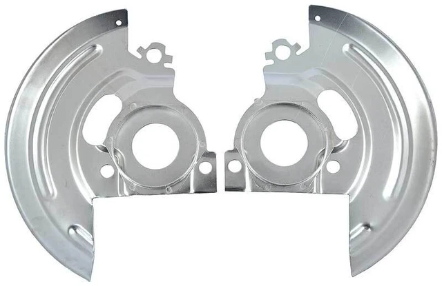 1964-74 GM; Disc Brake Backing Plate Set for 2" Drop Spindles; Various GM Models