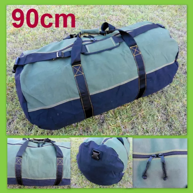 89CM Heavy Duty Canvas Duffle Carry Bag H.D Travel Luggage Duffel Bike Tote 22oz