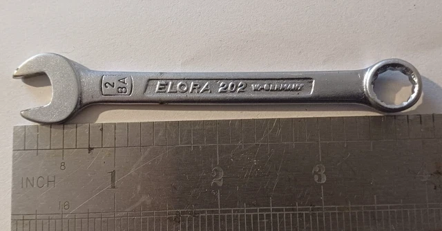 ELORA 205 S11W 11-teiliges Whitworth Kombinationsschlüssel-Set 1/8-3/4" WW EUR 192,59 - PicClick DE