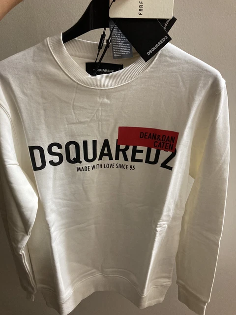 Felpa dsquared2 bianca sales