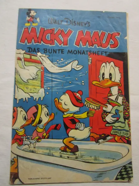 Micky Maus Monatsheft Nr 1  1952
