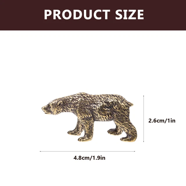 Schreibtisch Dekorationen Bär Tafelaufsatz Bär Ornament Bär Skulptur Decor 5