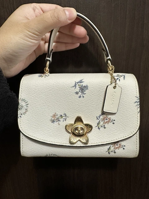 Coach tilly top handle sales with dandelion floral print