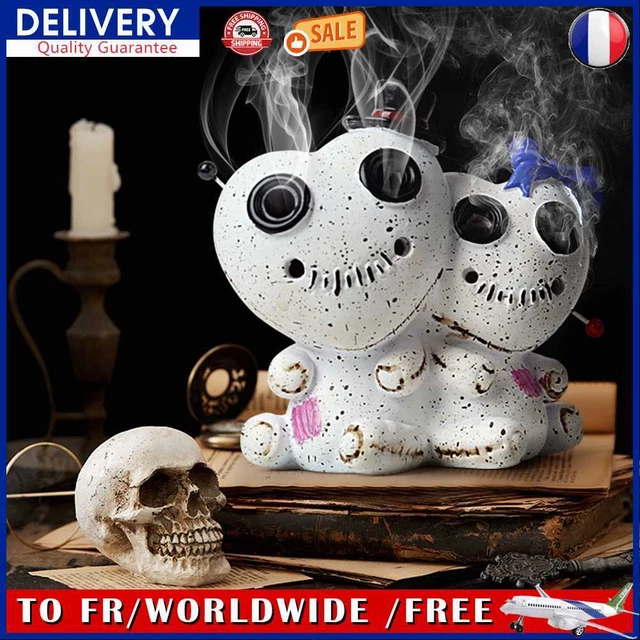 Resin Cone Burner Purifying Air Smoke Censer Holder Sprayable Ornaments for Home