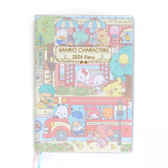 2024 SCHEDULE BOOK Agenda Planner Sanrio Kuromi B6 Block Diary Weekly
