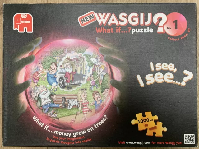 Wasgij What If No. 1 'Money Grew on Trees' 1000 piece jigsaw Jumbo complete