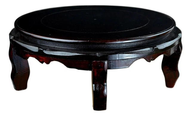 WOODEN FISHBOWL DISPLAY Vase Pot Planter Stand Plant Pot Display Stand