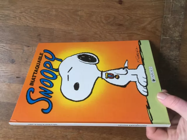 ALBUM BD SCHULZ PEANUTS inattaquable snoopy dargaud eo 1986