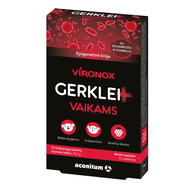 VIRONOX KIDS THROAT Lozenges Raspberry Flavour Age 3+ 15 Tablets £15.54 ...
