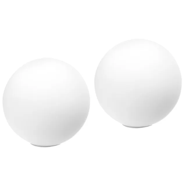 2 Pack Round Globe Light Shade Milky White Ball Lampshade Table Shades Pendant